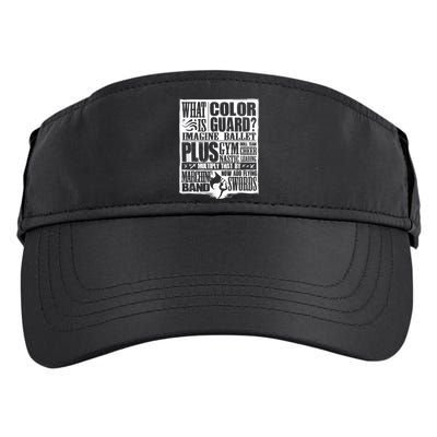 Funny Colorguard For A Color Guard Adult Drive Performance Visor