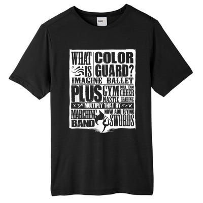 Funny Colorguard For A Color Guard Tall Fusion ChromaSoft Performance T-Shirt