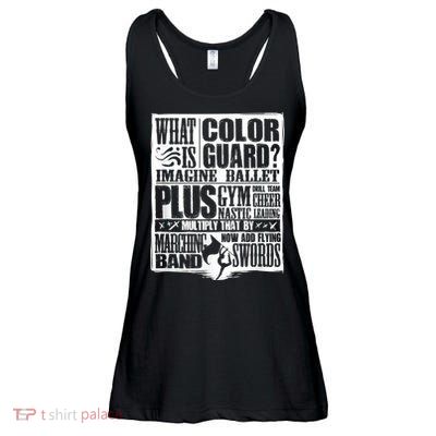 Funny Colorguard For A Color Guard Ladies Essential Flowy Tank