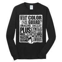 Funny Colorguard For A Color Guard Tall Long Sleeve T-Shirt