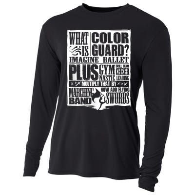 Funny Colorguard For A Color Guard Cooling Performance Long Sleeve Crew