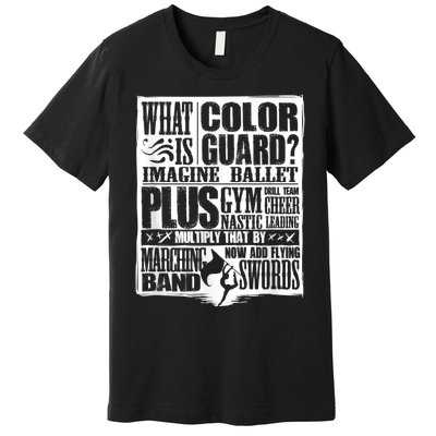 Funny Colorguard For A Color Guard Premium T-Shirt