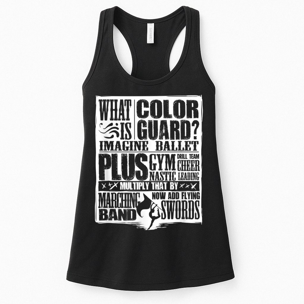 Funny Colorguard For A Color Guard Womens Tank Top