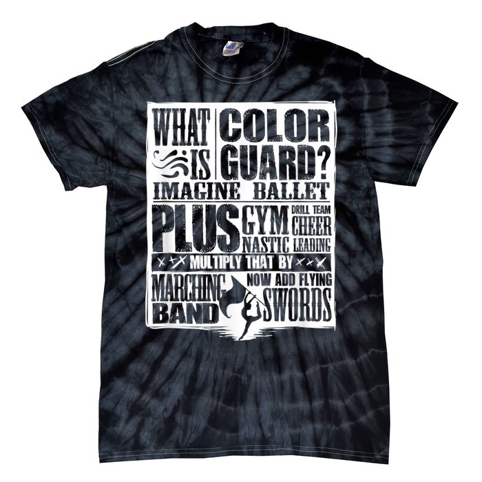 Funny Colorguard For A Color Guard Tie-Dye T-Shirt