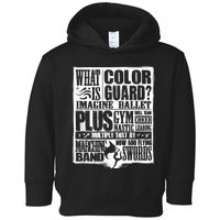 Funny Colorguard For A Color Guard Toddler Hoodie