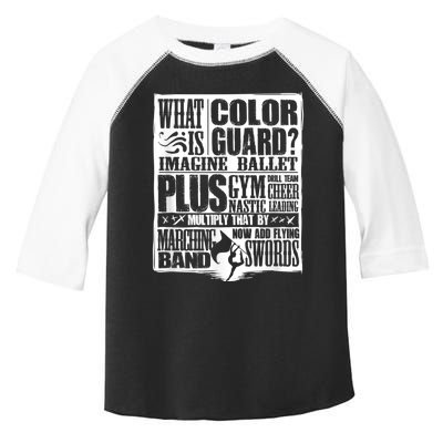 Funny Colorguard For A Color Guard Toddler Fine Jersey T-Shirt