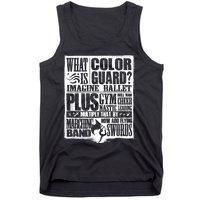 Funny Colorguard For A Color Guard Tank Top