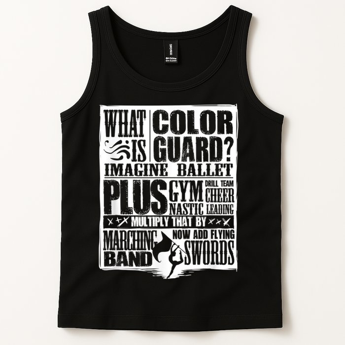 Funny Colorguard For A Color Guard Tank Top