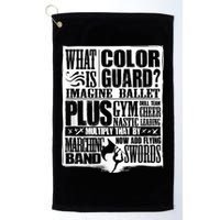 Funny Colorguard For A Color Guard Golf Towel