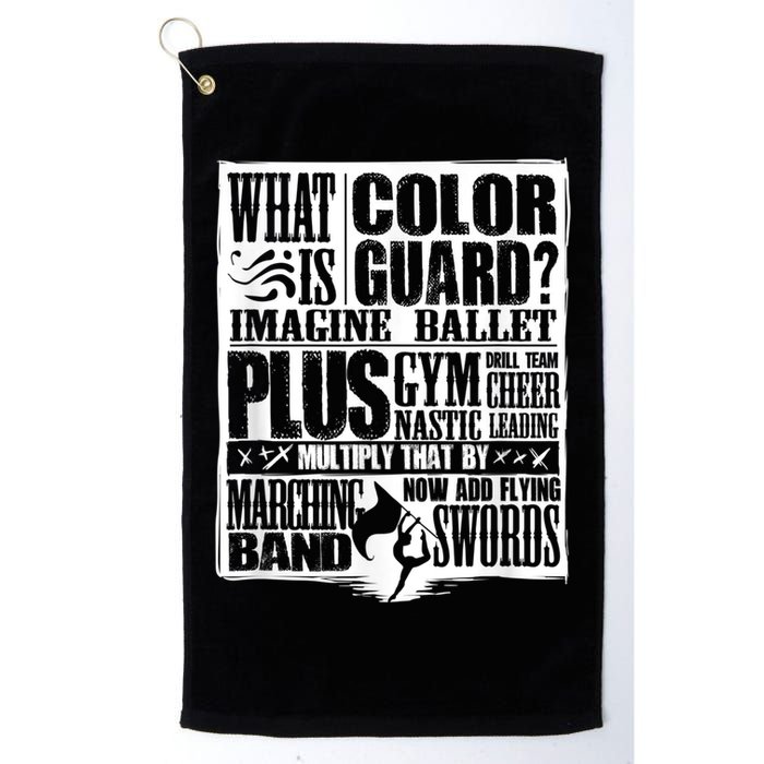 Funny Colorguard For A Color Guard Golf Towel