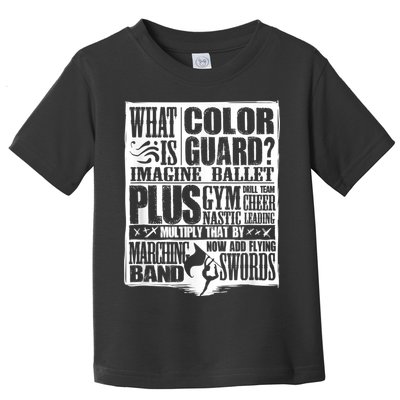 Funny Colorguard For A Color Guard Toddler T-Shirt