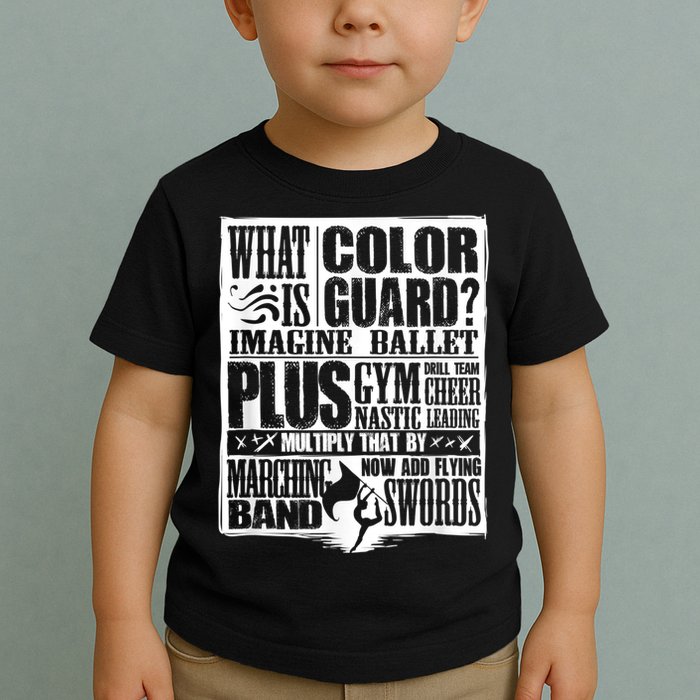 Funny Colorguard For A Color Guard Toddler T-Shirt