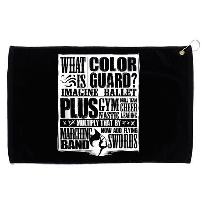 Funny Colorguard For A Color Guard Grommeted Golf Towel