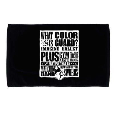 Funny Colorguard For A Color Guard Microfiber Hand Towel