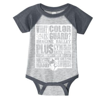 Funny Colorguard For A Color Guard Infant Baby Jersey Bodysuit