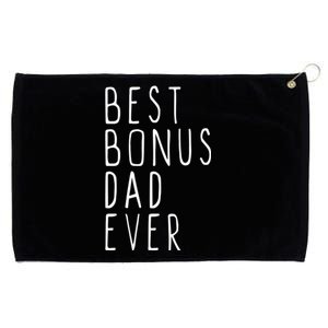 Family Cool Funny Stepdad Stepdad Best Bonus Dad Ever Funny Gift Grommeted Golf Towel