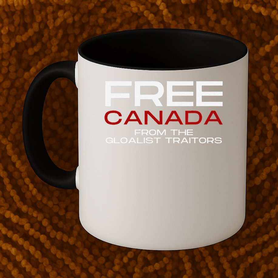 Free Canada From Globalist Elites Canadian Patriot Mug