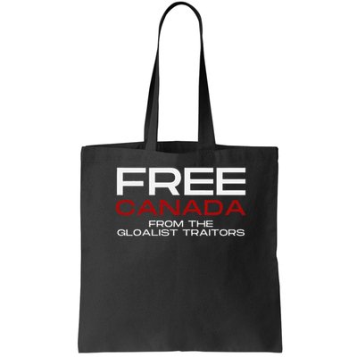 Free Canada From Globalist Elites Canadian Patriot Bag