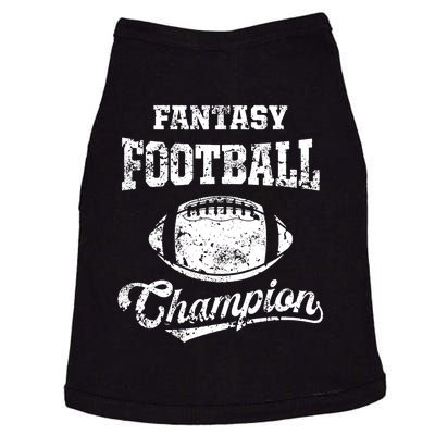 Funny Champ Fantasy Football Champion Doggie Tank