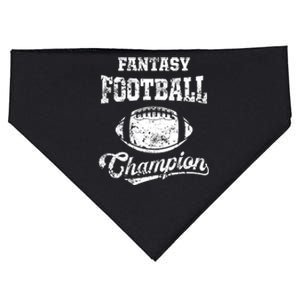 Funny Champ Fantasy Football Champion USA-Made Doggie Bandana