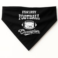 Funny Champ Fantasy Football Champion USA-Made Doggie Bandana