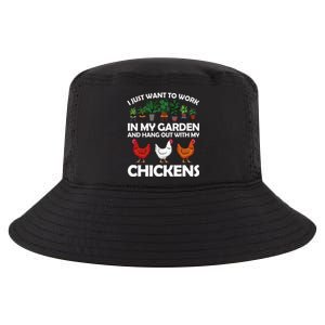 Funny Chicken For Men Women Gardening Chicken Lovers Garden Cool Comfort Performance Bucket Hat