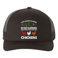 Funny Chicken For Men Women Gardening Chicken Lovers Garden Yupoong Adult 5-Panel Trucker Hat