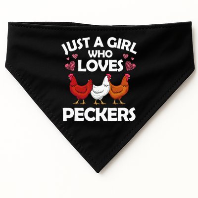 Funny Chicken For Women Chicken Farmer Flock Whisperer USA-Made Doggie Bandana