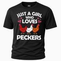 Funny Chicken For Women Chicken Farmer Flock Whisperer Cooling Performance Crew T-Shirt