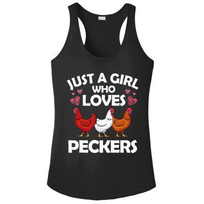 Funny Chicken For Women Chicken Farmer Flock Whisperer Ladies PosiCharge Competitor Racerback Tank