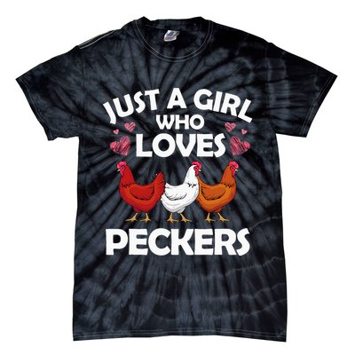 Funny Chicken For Women Chicken Farmer Flock Whisperer Tie-Dye T-Shirt