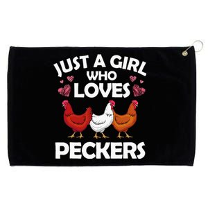 Funny Chicken For Women Chicken Farmer Flock Whisperer Grommeted Golf Towel