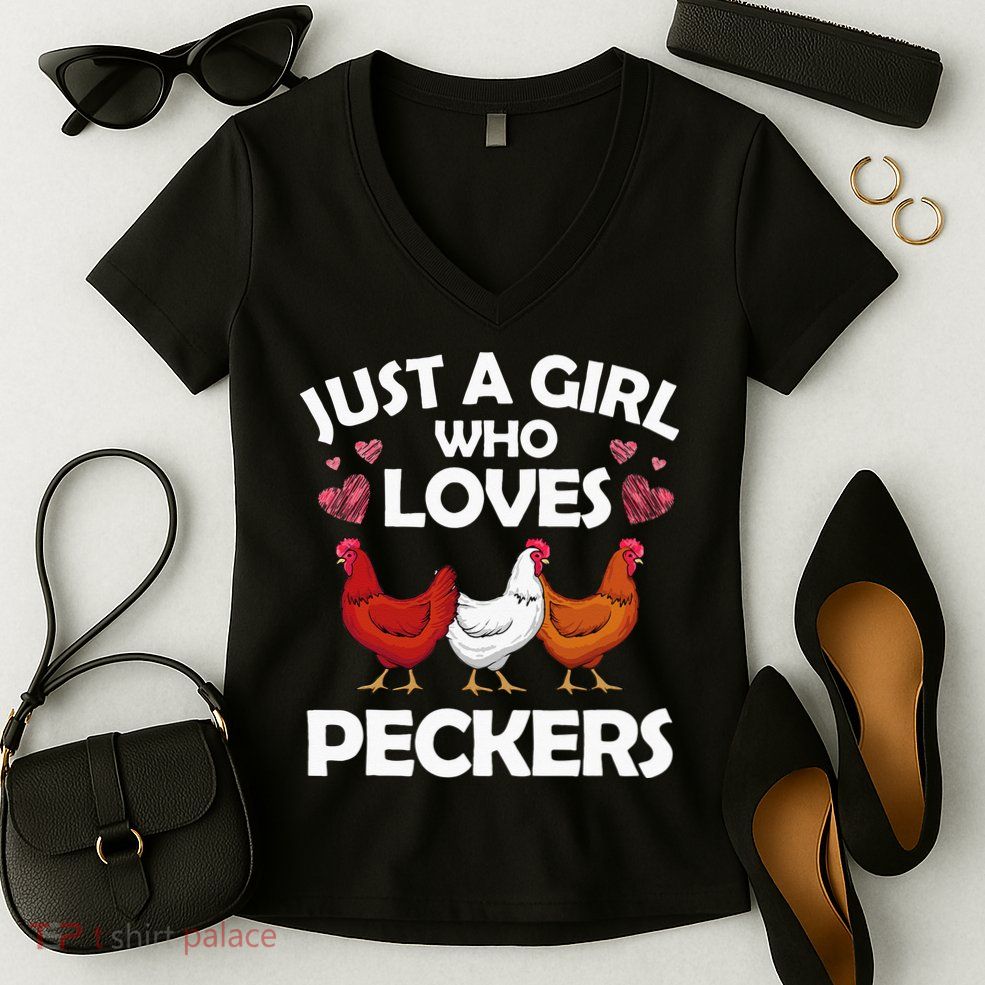 Funny Chicken For Women Chicken Farmer Flock Whisperer Women's V-Neck T-Shirt