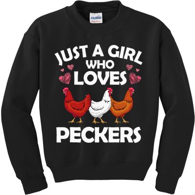 Funny Chicken For Women Chicken Farmer Flock Whisperer Kids Sweatshirt