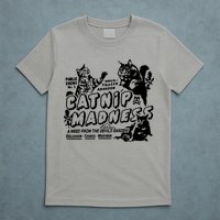 Funny Cat For Cat Mom Cat Dad Catnip Madness Cute Cat T-Shirt