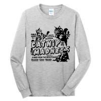 Funny Cat For Cat Mom Cat Dad Catnip Madness Cute Cat Tall Long Sleeve T-Shirt