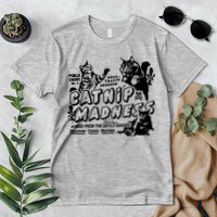 Funny Cat For Cat Mom Cat Dad Catnip Madness Cute Cat Premium T-Shirt