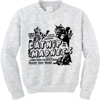 Funny Cat For Cat Mom Cat Dad Catnip Madness Cute Cat Kids Sweatshirt