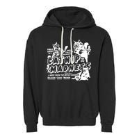 Funny Cat For Cat Mom Cat Dad Catnip Madness Cute Cat Garment-Dyed Fleece Hoodie