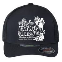 Funny Cat For Cat Mom Cat Dad Catnip Madness Cute Cat Flexfit Unipanel Trucker Cap