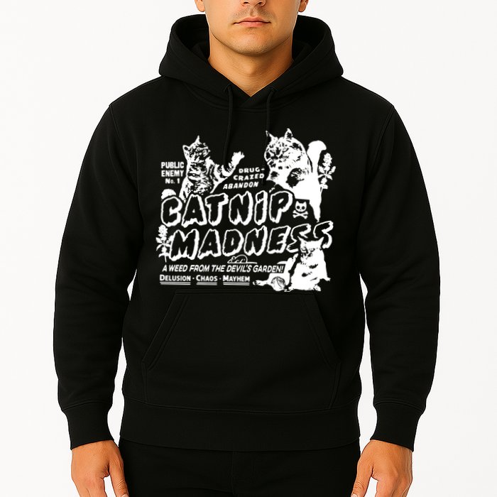 Funny Cat For Cat Mom Cat Dad Catnip Madness Cute Cat Hoodie