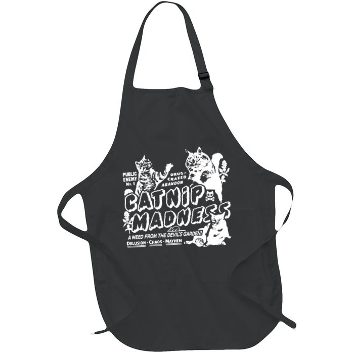Funny Cat For Cat Mom Cat Dad Catnip Madness Cute Cat Apron