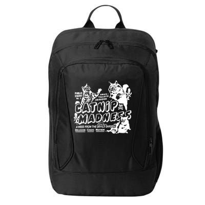 Funny Cat For Cat Mom Cat Dad Catnip Madness Cute Cat City Backpack