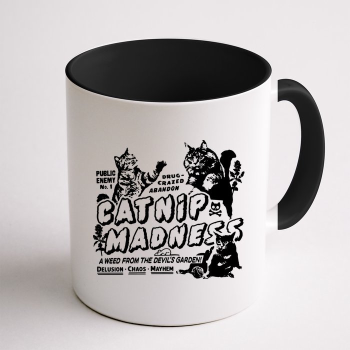 Funny Cat For Cat Mom Cat Dad Catnip Madness Cute Cat Mug