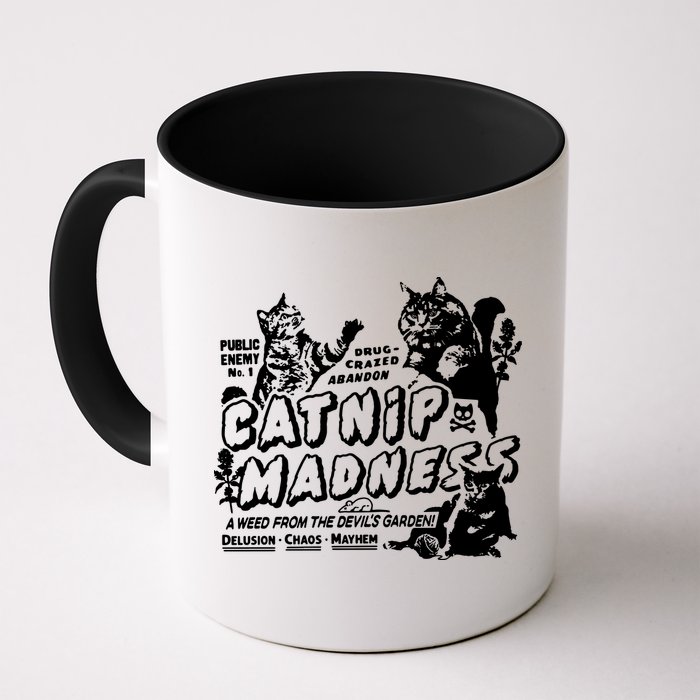 Funny Cat For Cat Mom Cat Dad Catnip Madness Cute Cat Mug