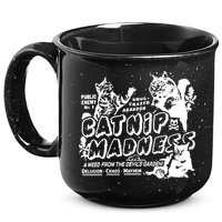 Funny Cat For Cat Mom Cat Dad Catnip Madness Cute Cat 15oz Campfire Ceramic Mug