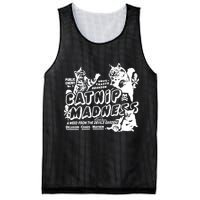 Funny Cat For Cat Mom Cat Dad Catnip Madness Cute Cat Mesh Reversible Basketball Jersey Tank