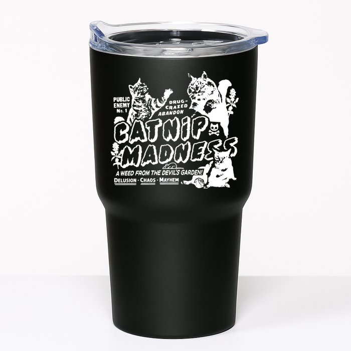 Funny Cat For Cat Mom Cat Dad Catnip Madness Cute Cat Tumbler