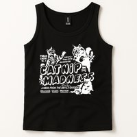 Funny Cat For Cat Mom Cat Dad Catnip Madness Cute Cat Tank Top