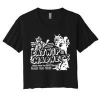Funny Cat For Cat Mom Cat Dad Catnip Madness Cute Cat Crop Top
